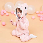 Macacão Bebê Fantasia Tubarão Rosa - Boutique Baby Kids 