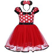 Vestido Infantil Fantasia Disney Minnie Mouse