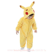 Macacão Bebê Fantasia Pokémon Pikachu - Boutique Baby Kids