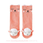 Meia Bebê Bichinhos 3D Antiderrapante - Frete Grátis - Boutique Baby Kids