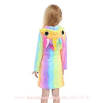 Roupão Infantil Unicórnio Colorido com Capuz - Boutique Baby Kids