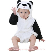 Roupão Bebê Ursinho Panda com Capuz - Boutique Baby Kids