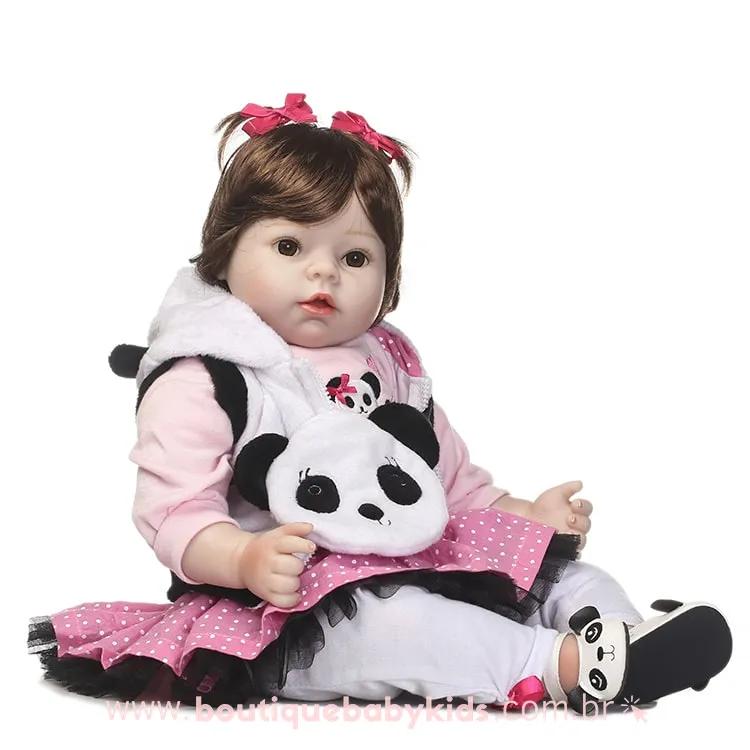 Bebê Reborn Lívia em Silicone - Boutique Baby Kids