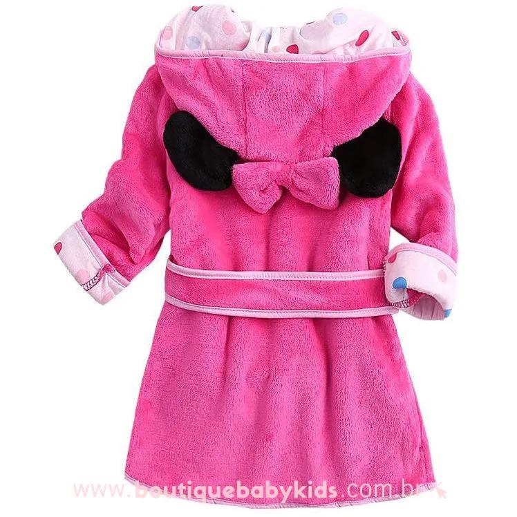 Roupão Infantil Disney Personagens com Capuz - Boutique Baby Kids