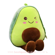 Pelúcia Frutinha Abacate Sorrindo 30 cm - Boutique Baby Kids