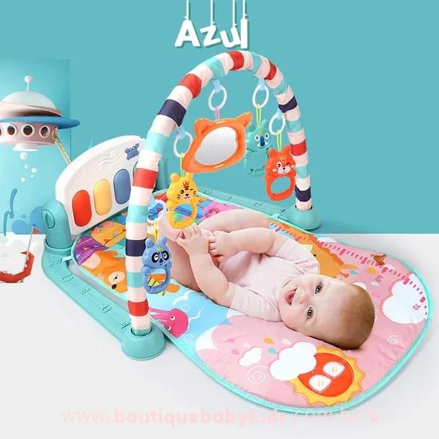 Tapete de Atividades Bebê Divertido com Piano Musical