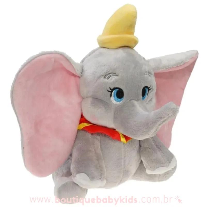 Pelúcia Disney Elefante Dumbo 30 cm Original- Frete Grátis - Boutique Baby Kids