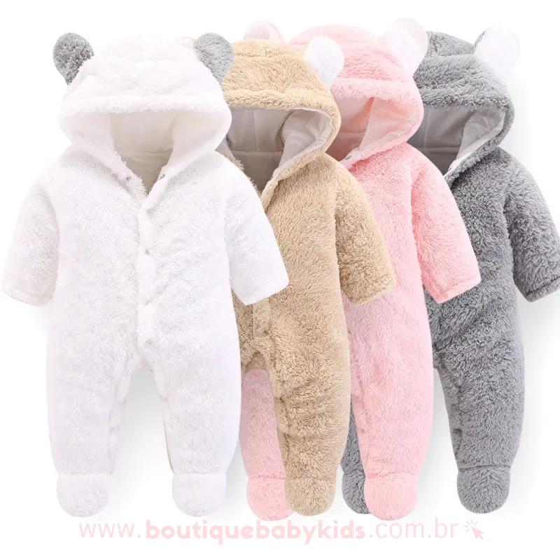 Macacao de sales frio para bebe