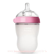 Mamadeira Silicone Comotomo Rosa 250ML - Boutique Baby Kids