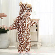 Macacão Bebê Fantasia Girafa