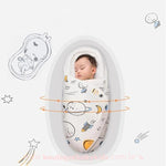 Porta Bebê Saco de Dormir Estampa Espaço Branco - Frete Grátis 