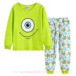 Pijama Infantil Mike Wazowski Monstros SA Manga Longa - Boutique Baby Kids