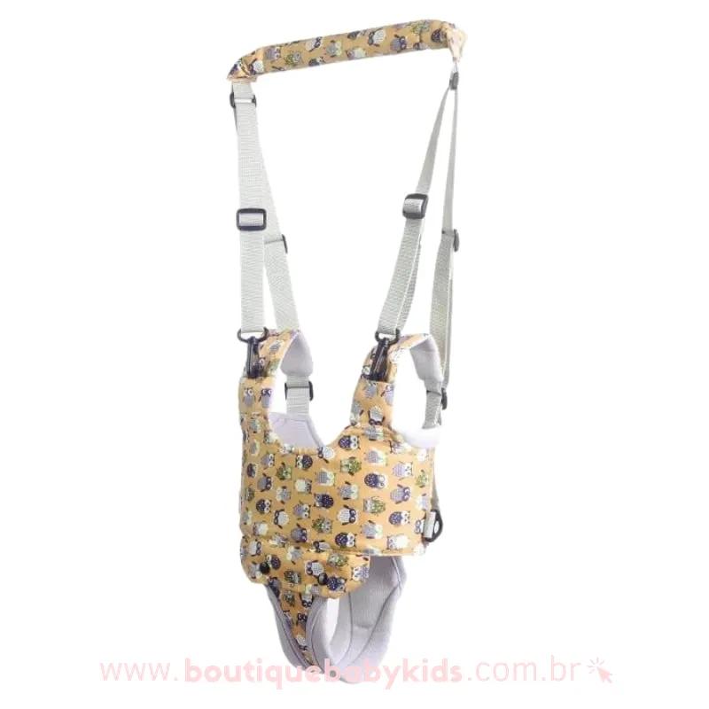 Andador Bebê Suspenso Portátil Corujinhas Primeiros Passos Premium - Boutique Baby Kids 