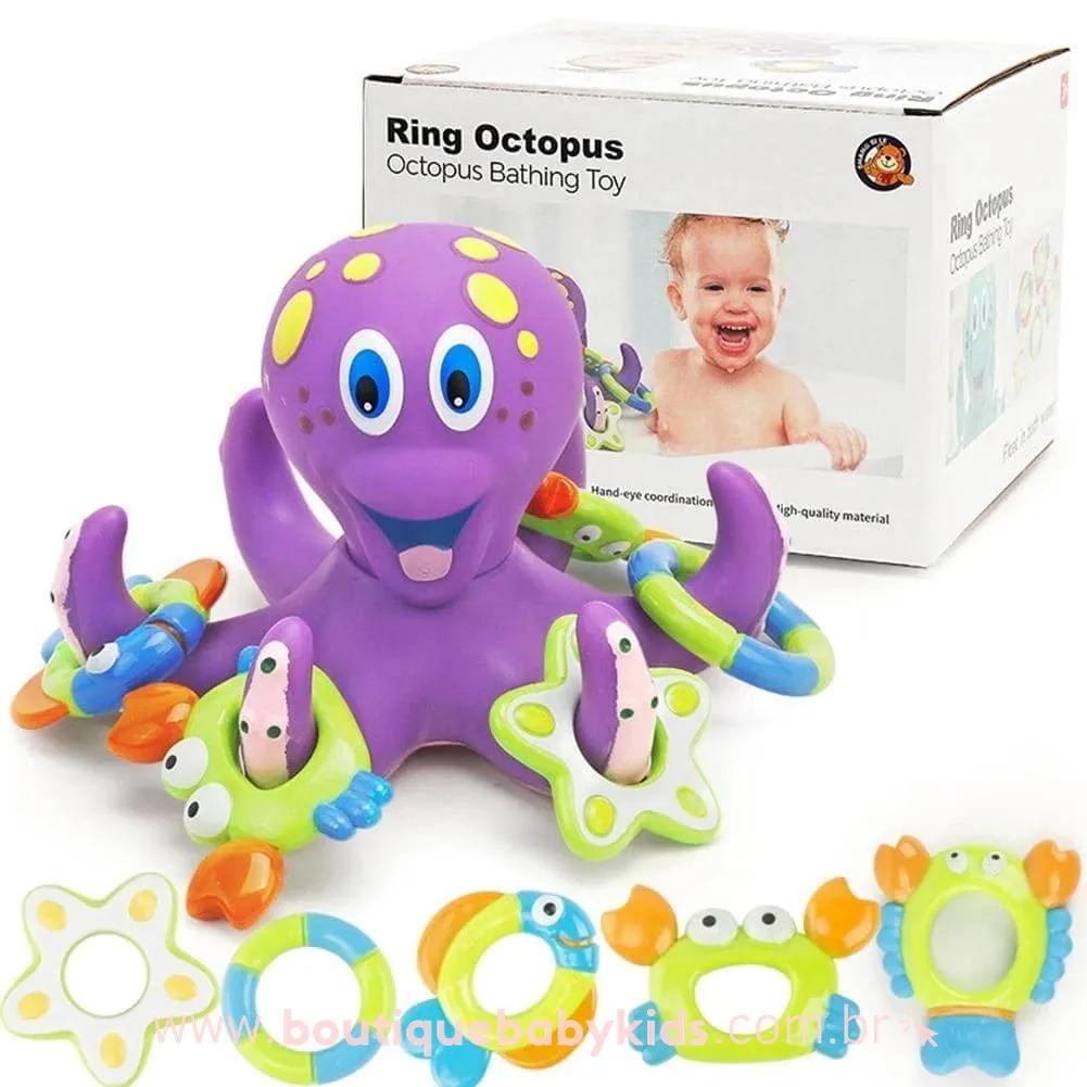 Brinquedo Divertido Flutua na Água Polvo - Frete Grátis