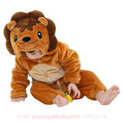 Macacão Bebê Inverno Fantasia Simba Leãozinho - Mesversário - Frete Grátis - Boutique Baby Kids