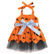 Vestido Bebê Fantasia Pedrita Flintstones - Boutique Baby Kids