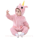 Macacão Bebê Fantasia Bichinho Unicórnio Rosa - Boutique Baby Kids