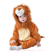 Macacão Bebê Fantasia Rei Leão - Mesversário Boutique Baby Kids