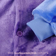 Pijama Macacão Infantil Kigurumi Fantasia Bisonho Ió Azul - Boutique Baby Kids