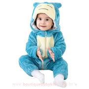Macacão Bebê Inverno Fantasia Pokémon Snorlax - Boutique Baby Kids