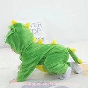 Macacão Bebê Inverno Fantasia Bichinho Crocodilo Verde - Boutique Baby Kids