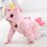 Macacão Bebê Fantasia Bichinho Unicórnio Rosa - Boutique Baby Kids