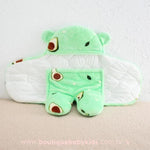 Saco de Dormir Bebê Estampa Abacates Acolchoado Verde - Boutique Baby Kids