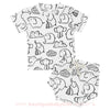 Conjunto Bebê Camiseta Tapa Fralda Estampa Elefantes - 0 a 18 meses - Boutique Baby Kids