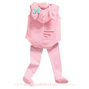 Body Bebê Fantasia Porquinha com Meia Rosa - Boutique Baby Kids