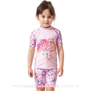 Conjunto de Praia Infantil My Little Pony Rosa - 1 a 6 anos - Boutique Baby Kids