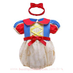 Body Bebê Fantasia Disney Princesa Branca de Neve com Faixa - Frete Grátis - Boutique Baby Kids