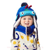 Gorro Infantil Robô Azul com Pelos - Boutique Baby Kids