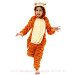 Pijama Macacão Infantil Kigurumi Fantasia Tigrão Laranja - Boutique Baby Kids