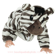 Macacão Bebê Inverno Fantasia Zebra Mesversário - Frete Grátis - Boutique Baby Kids