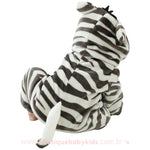 Macacão Bebê Inverno Fantasia Zebra Mesversário - Frete Grátis - Boutique Baby Kids