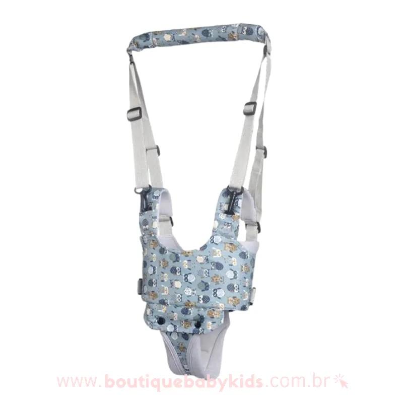 Andador Bebê Suspenso Portátil Corujinhas Primeiros Passos Premium - Boutique Baby Kids 