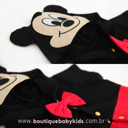 Macacão Bebê Disney Fantasia Mickey Mouse Manga Curta Mesversário - Boutique Baby Kids