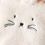 Body Bebê Inverno Fantasia Coelhinho com Capuz Orelhinhas  Bege - Frete Grátis - Boutique Baby Kids 