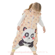 Saco de Dormir Infantil Ursinho Panda - 1 a 6 Anos - Frete Grátis - Boutique Baby Kids
