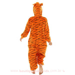 Pijama Macacão Infantil Kigurumi Fantasia Tigrão Laranja - Boutique Baby Kids