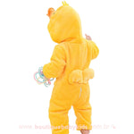 Macacão Bebê Inverno Fantasia Bichinho Patinho Amarelo - 0 a 24 meses - Frete Grátis