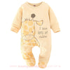 Macacão Pijama Bebê Girafa com Pezinho - Frete Grátis - Boutique Baby Kids