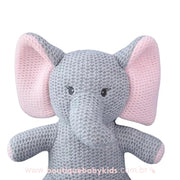 Pelúcia Elefante Amigurumi em Crochê 22 cm