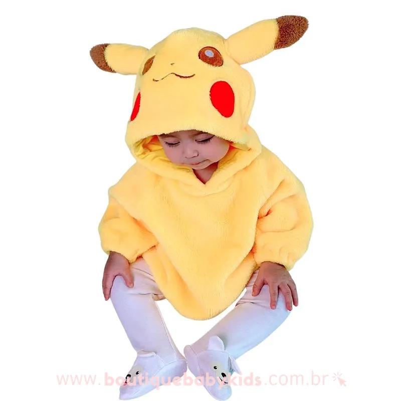 Pijama Infantil Fantasia Pokémon Pikachu