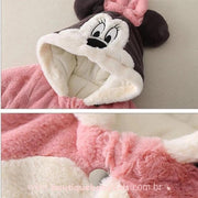 Macacão Bebê Inverno Acolchoado Minnie Mouse Rosa - Frete Grátis - Boutique Baby Kids