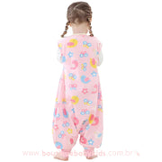 Saco de Dormir Infantil Coruja Rosa - 1 a 6 Anos - Frete Grátis - Boutique Baby Kids