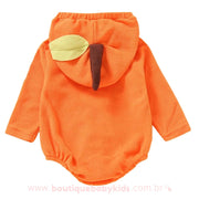 Body Bebê Fantasia Abóbora Halloween Mesversário - Frete Grátis - Boutique Baby Kids