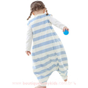 Saco de Dormir Infantil Guaxinim Azul - 1 a 6 Anos - Frete Grátis - Boutique Baby Kids