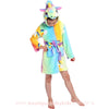 Roupão Infantil Kigurumi Unicórnio Colorido Arco-Íris com Capuz - Boutique Baby Kids