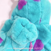 Macacão Bebê Fantasia Sulley Sullivan Monstros SA Azul - 0 a 4 Anos - Frete Grátis - Boutique Baby Kids